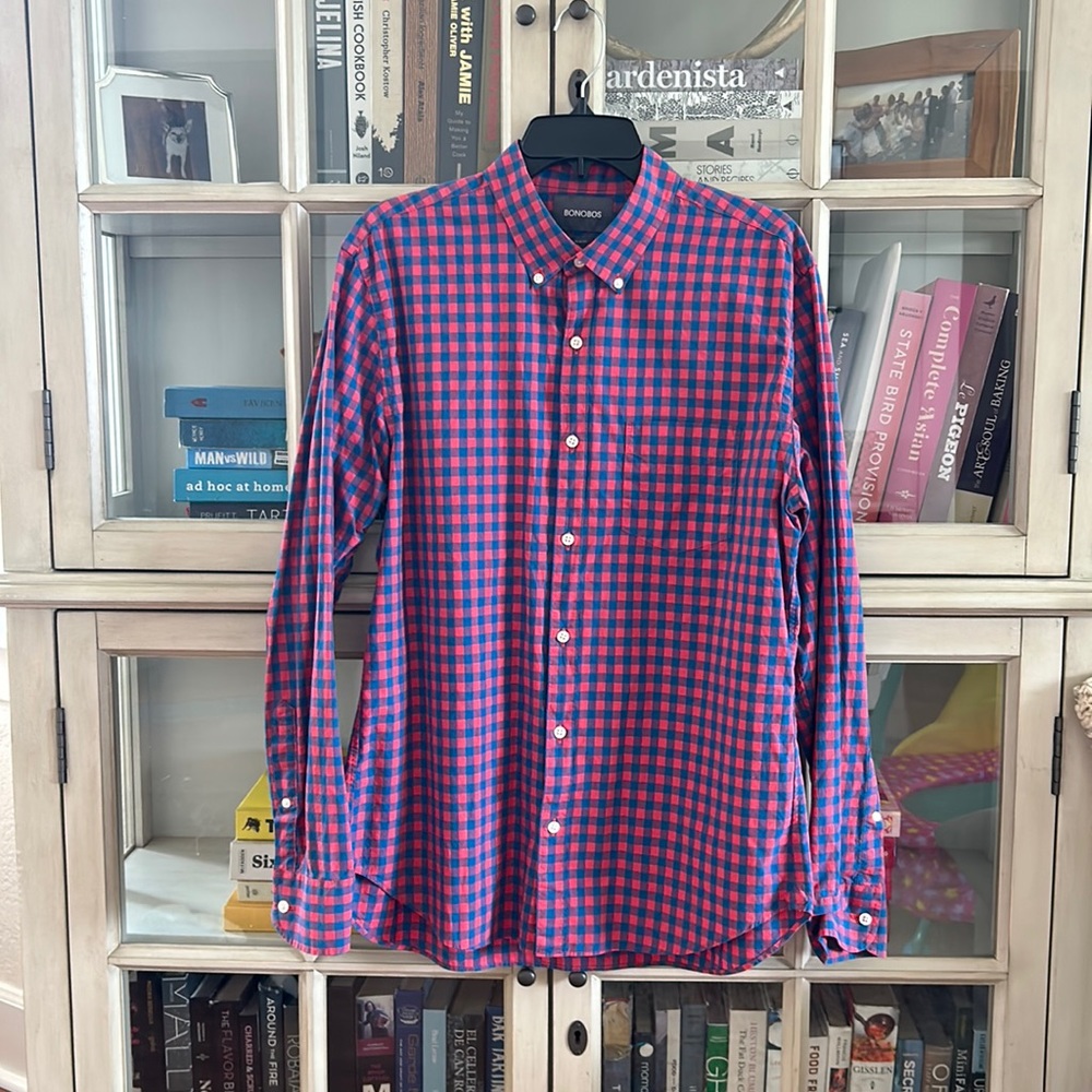 Bonobos Men’s slip fit Dress shirt size Large